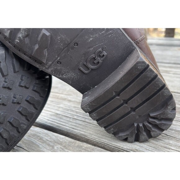 UGG Seldon Women's 6.5 Brown Leather Tall Riding Boots 1006038 - Picture 16 of 16